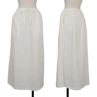 ISSEY MIYAKE HaaT Side Embroidered Design Skirt