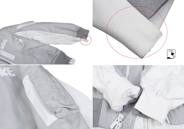 sacai×NIKE Switching Layered Bomber Jacket K-169367_004