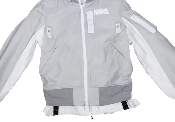sacai×NIKE Switching Layered Bomber Jacket K-169367_006