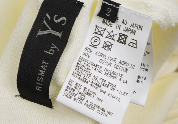 RISMAT by Y's Acrylic Cotton Asymmetry Knit Dress K-169368_014