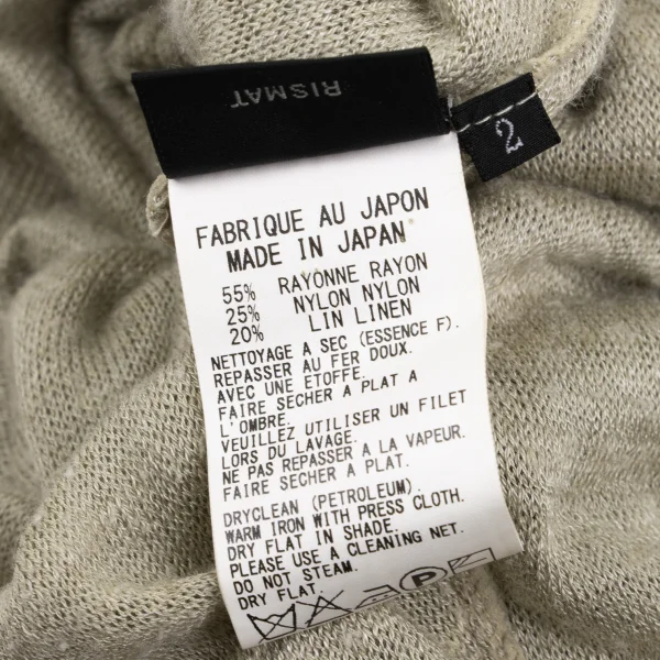 RISMAT by Y's Blended Rayon Sleeveless Knit Dress K-169369_014