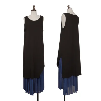 RISMAT by Y's Layered Sleveless Knit Dress