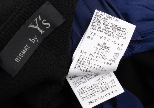 RISMAT by Y's Layered Sleveless Knit Dress K-169370_014