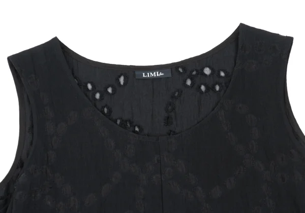 LIMI feu See-through Dot Jacquard Sleeveless Dress K-169371_004