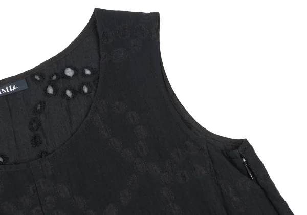 LIMI feu See-through Dot Jacquard Sleeveless Dress K-169371_005