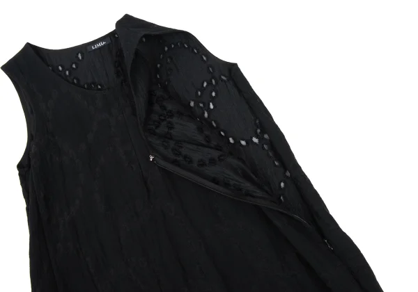 LIMI feu See-through Dot Jacquard Sleeveless Dress K-169371_006