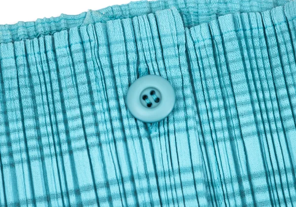 PLEATS PLEASE Stripe Pleated Turtleneck Cardigan K-169372_006