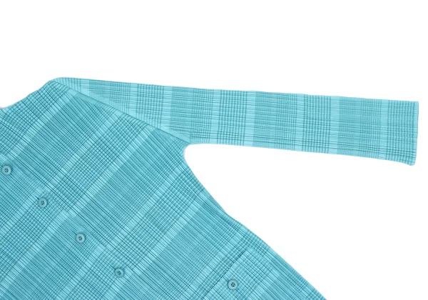 PLEATS PLEASE Stripe Pleated Turtleneck Cardigan K-169372_008