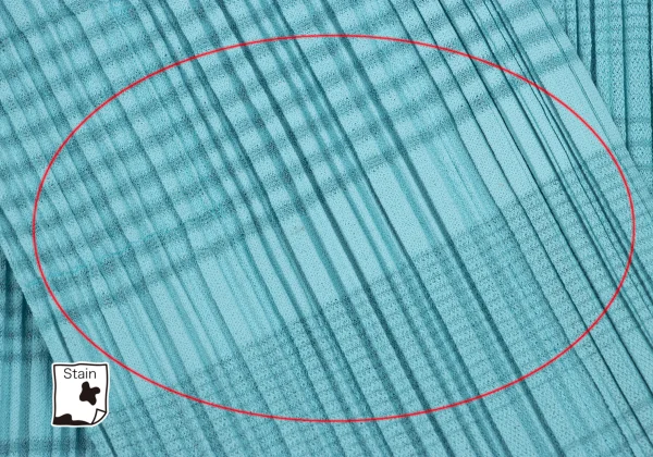 PLEATS PLEASE Stripe Pleated Turtleneck Cardigan K-169372_010