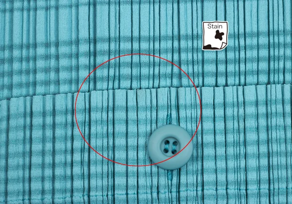 PLEATS PLEASE Stripe Pleated Turtleneck Cardigan K-169372_014