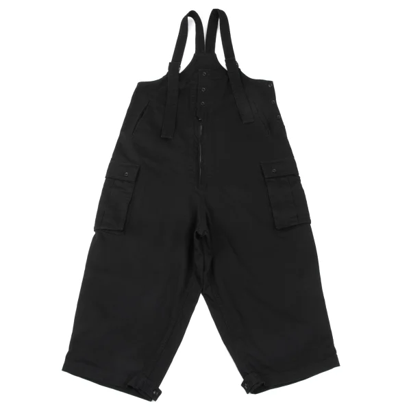 BLACK Scandal Yohji Yamamoto Oxford Work Overalls Black 1 K-169377_001