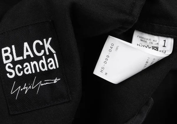 BLACK Scandal Yohji Yamamoto Oxford Work Overalls K-169377_018