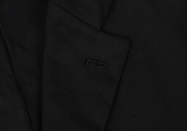 BLACK COMME des GARCONS Wool Back Studded Long Jacket K-169378_007