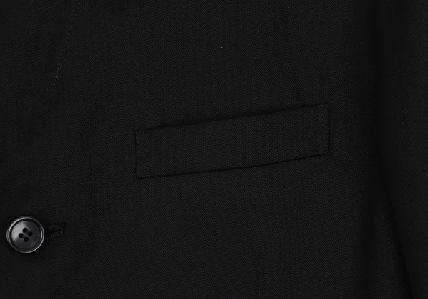 BLACK COMME des GARCONS Wool Back Studded Long Jacket K-169378_009