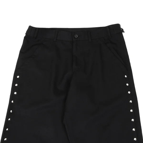 BLACK COMME des GARCONS Wool Side Studded Pants K-169379_002