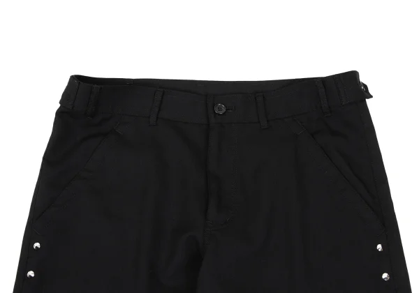 BLACK COMME des GARCONS Wool Side Studded Pants K-169379_003