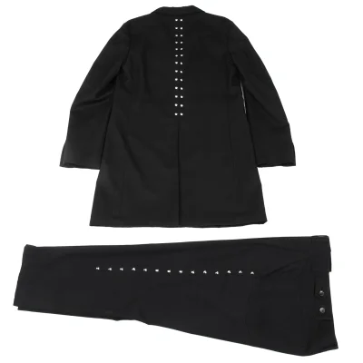 BLACK COMME des GARCONS Wool Studded  Jacket & Pants