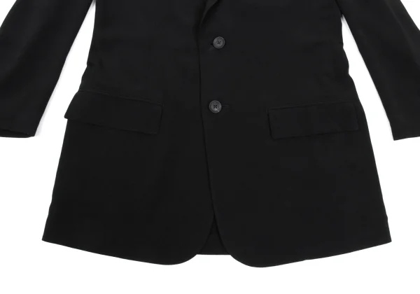 Yohji Yamamoto POUR HOMME Poly Blend Zippered Hem Jacket K-169381_009