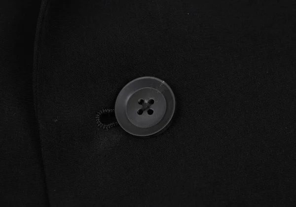 Yohji Yamamoto POUR HOMME Poly Blend Zippered Hem Jacket K-169381_010