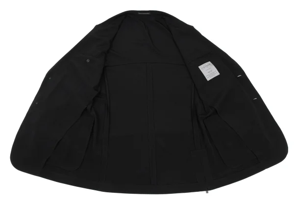 Yohji Yamamoto POUR HOMME Poly Blend Zippered Hem Jacket K-169381_012