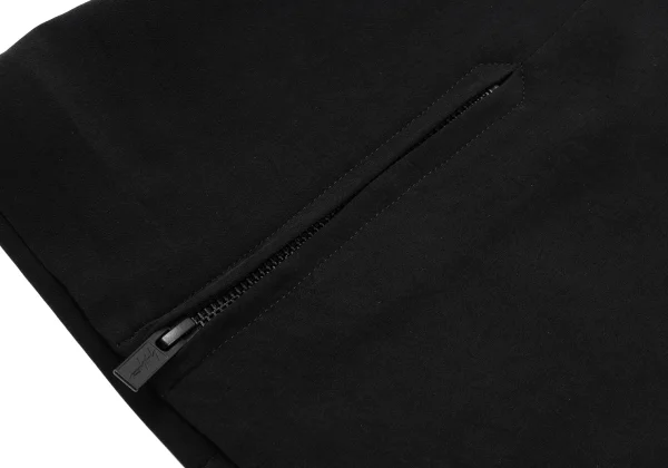 Yohji Yamamoto POUR HOMME Poly Blend Zippered Hem Jacket K-169381_015