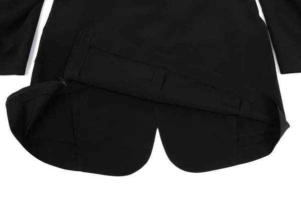 Yohji Yamamoto POUR HOMME Poly Blend Zippered Hem Jacket K-169381_016