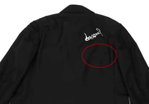 Yohji Yamamoto POUR HOMME Back Embroidery Design Long Jacket K-169382_002