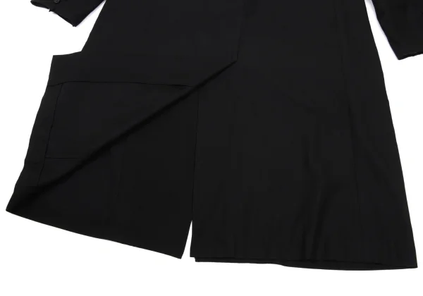 Yohji Yamamoto POUR HOMME Back Embroidery Design Long Jacket K-169382_005