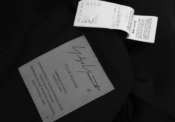 Yohji Yamamoto POUR HOMME Back Embroidery Design Long Jacket K-169382_020