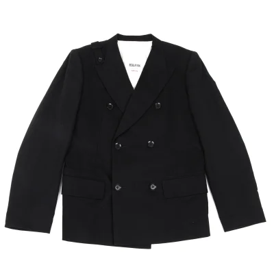 REGULATION Yohji Yamamoto MEN Switching Peaked Lapel Double Jacket