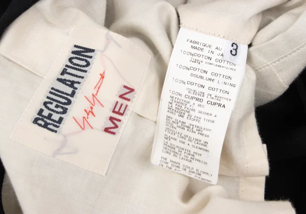 REGULATION Yohji Yamamoto MEN Switching Peaked Lapel Double Jacket K-169383_018