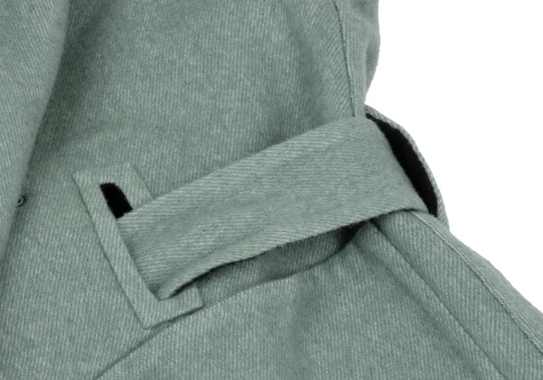 ISSEY MIYAKE Wool Reversible Drape Sleeveless Coat K-169387_009