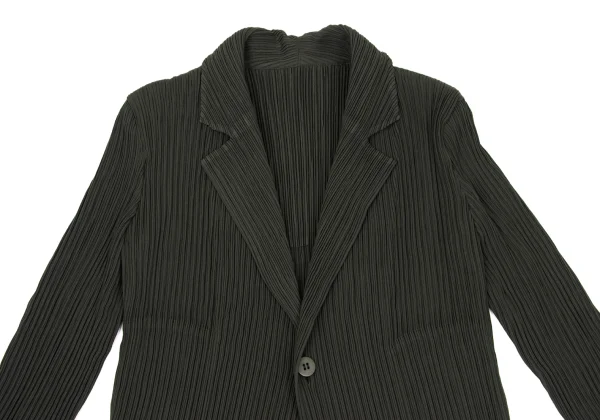 ISSEY MIYAKE Crepe Pleated Tailored Jacket K-169390_003