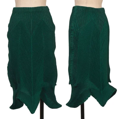 ISSEY MIYAKE 3D Steam Stretch Pleated Deformation Skirt