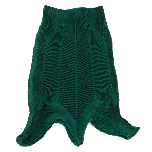ISSEY MIYAKE 3D Steam Stretch Pleated Deformation Skirt K-169393_002