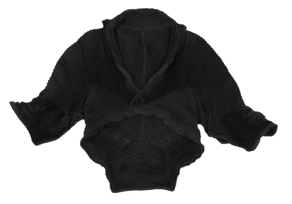 Unbranded 3D Steam Stretch Pleats Short Jacket K-169395_002