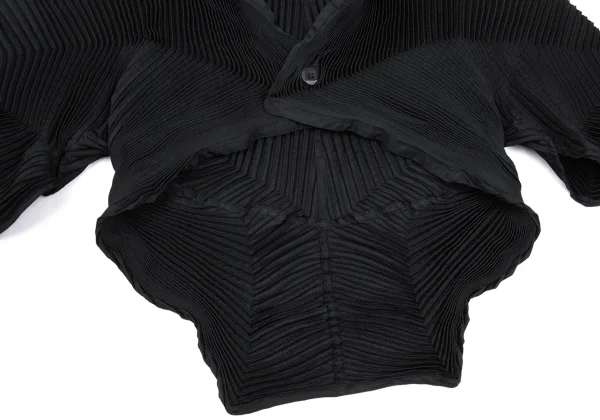 Unbranded 3D Steam Stretch Pleats Short Jacket K-169395_008