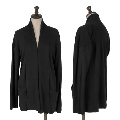 ISSEY MIYAKE Blended Fabric Buttonless Knit Cardigan