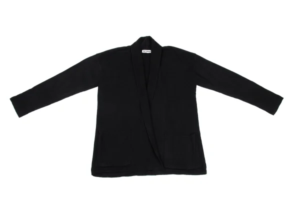 ISSEY MIYAKE Blended Fabric Buttonless Knit Cardigan K-169396_002