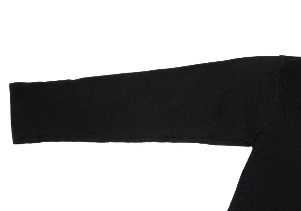 ISSEY MIYAKE Blended Fabric Buttonless Knit Cardigan K-169396_006