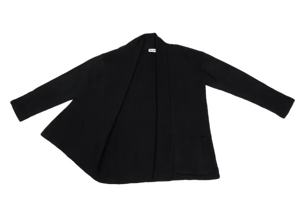 ISSEY MIYAKE Blended Fabric Buttonless Knit Cardigan K-169396_010