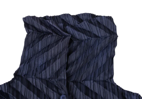 ISSEY MIYAKE Poly Zigzag Pleated Shirt K-169399_005