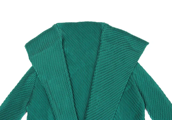 ISSEY MIYAKE Pleated Buttonless Cardigan K-169400_003