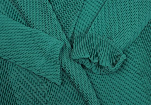 ISSEY MIYAKE Pleated Buttonless Cardigan K-169400_005