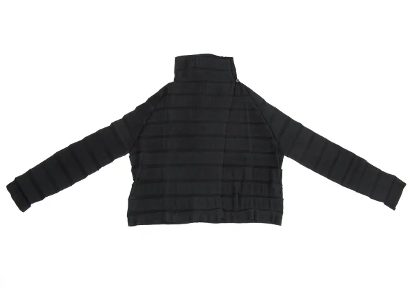 ISSEY MIYAKE Zig Zag Pleats Wrap Blouse K-169401_002