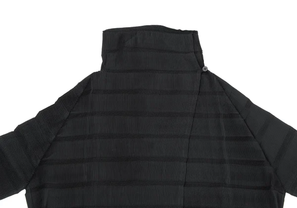 ISSEY MIYAKE Zig Zag Pleats Wrap Blouse K-169401_003