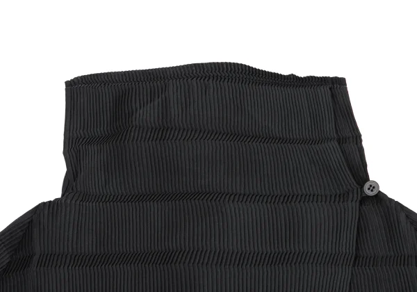 ISSEY MIYAKE Zig Zag Pleats Wrap Blouse K-169401_004