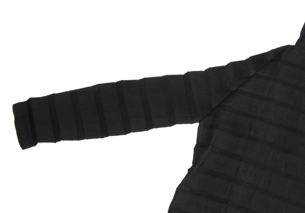 ISSEY MIYAKE Zig Zag Pleats Wrap Blouse K-169401_006