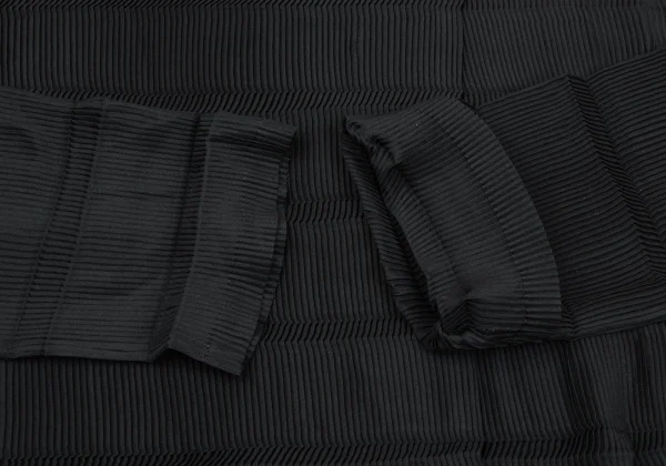 ISSEY MIYAKE Zig Zag Pleats Wrap Blouse K-169401_007