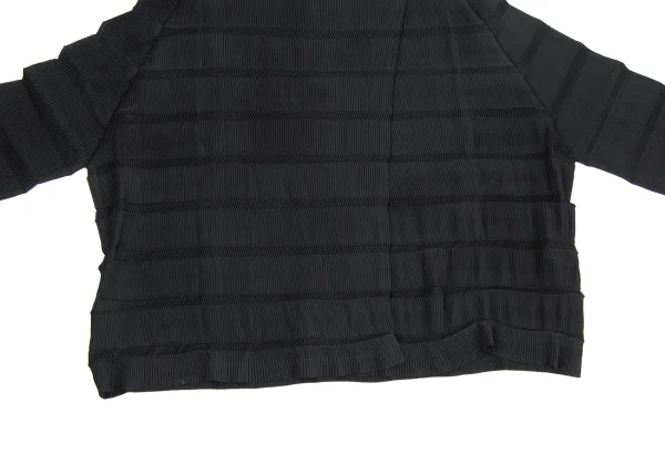 ISSEY MIYAKE Zig Zag Pleats Wrap Blouse K-169401_008